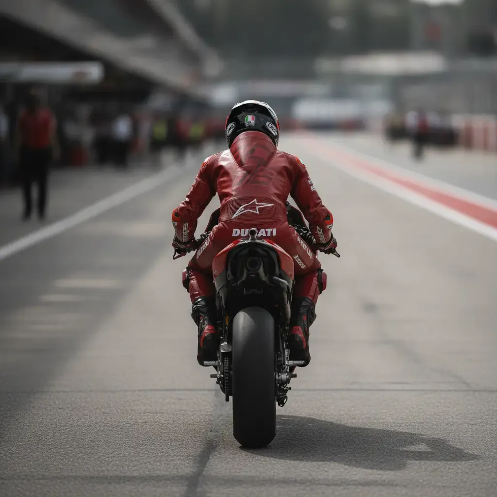 A rider returns to the pits, signifying the disappointment for those who missed out on a direct Q2 spot.