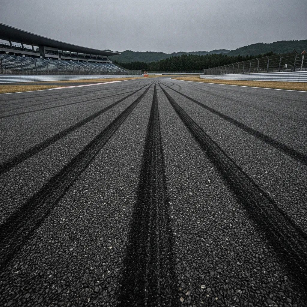 A view of the challenging stop-and-go layout of the Mobility Resort Motegi circuit.